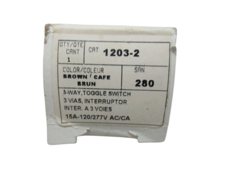 LEVITON 1203-2 3WAY TOGGLE SWITCH NSMP