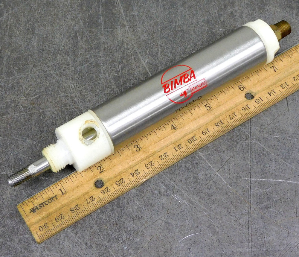 Bimba - PC-093-D Pneumatic Cylinder NH 1/8 in. NPT 3 in. Stroke 1-1/16 in. Bore