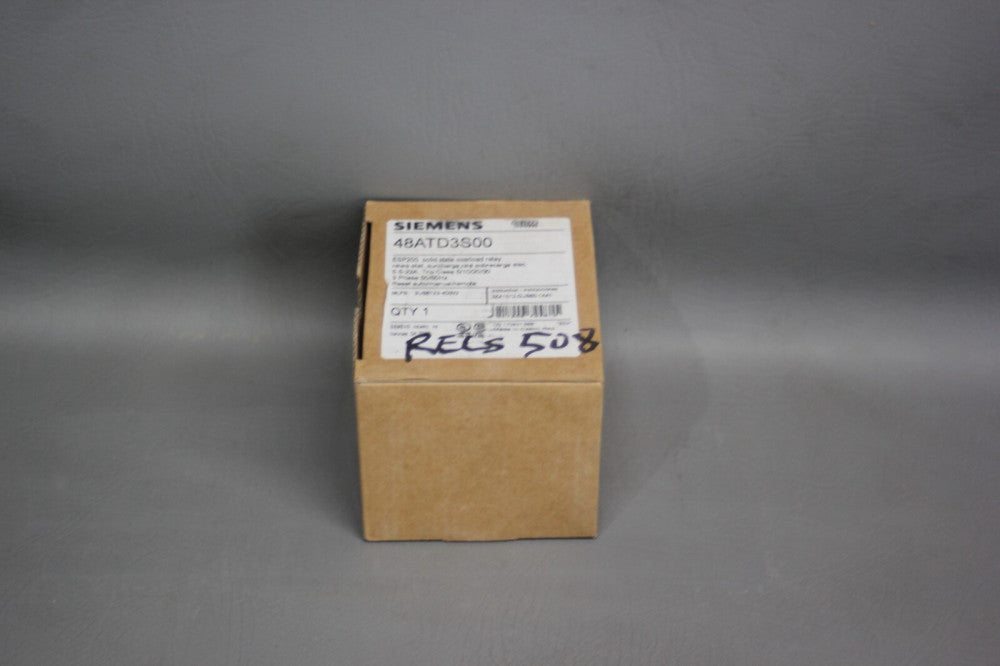 NEW SIEMENS SOLID STATE OVERLOAD RELAY 48ATD3S00 3UB8123-4DW2