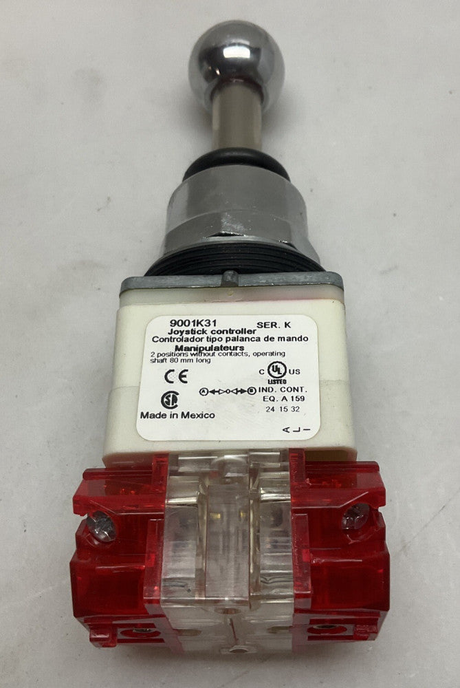Schneider 9001K31H8 Joystick Operator Action Momentary 10A 250v AC 2 Direction