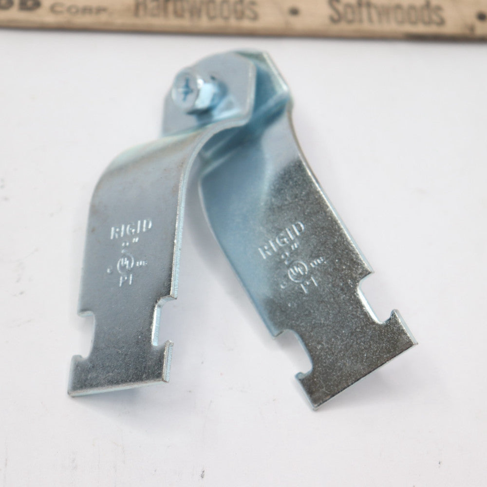 Rigid Multi-Strut Pipe Clamp Electro-Galvanized 2"