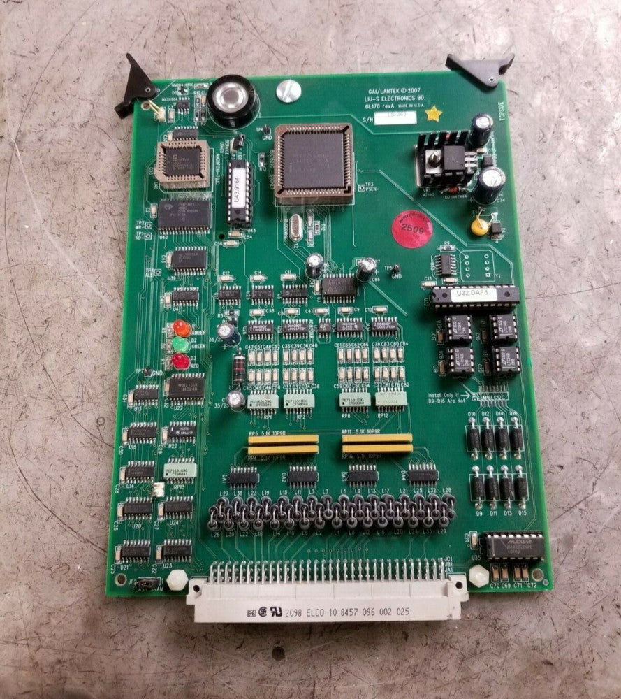 GAI/LANTEK LIU-S CIRCUIT BOARD GL170 REVISION A
