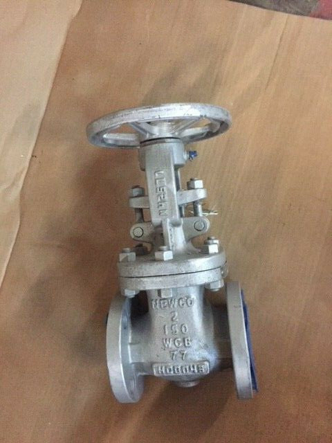 2" Newco Steel Gate Flange Valve Class 150 Hi Temperature 800F, 02-11F-CB2 (NEW)