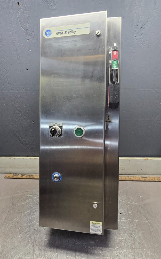 ALLEN BRADLEY 513-BCB-6P-24J, SIZE-1 COMBINATION STARTER,SS,10hp MAKE OFFER !
