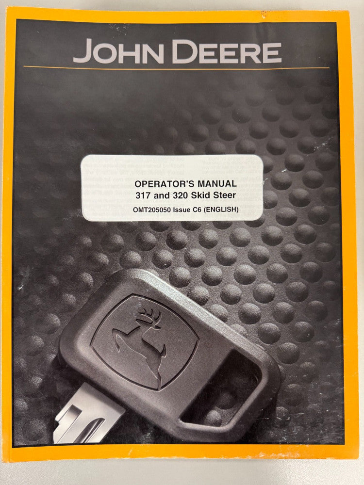 John Deere 317 and 320 Skid Steer Operators Manual OMT205050 C6 U-1