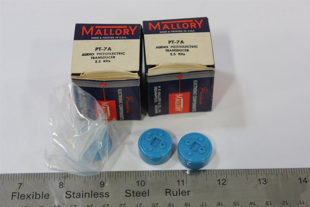 3 Mallory Audio Piezoelectric Transducer 2.5khz Pt-7a