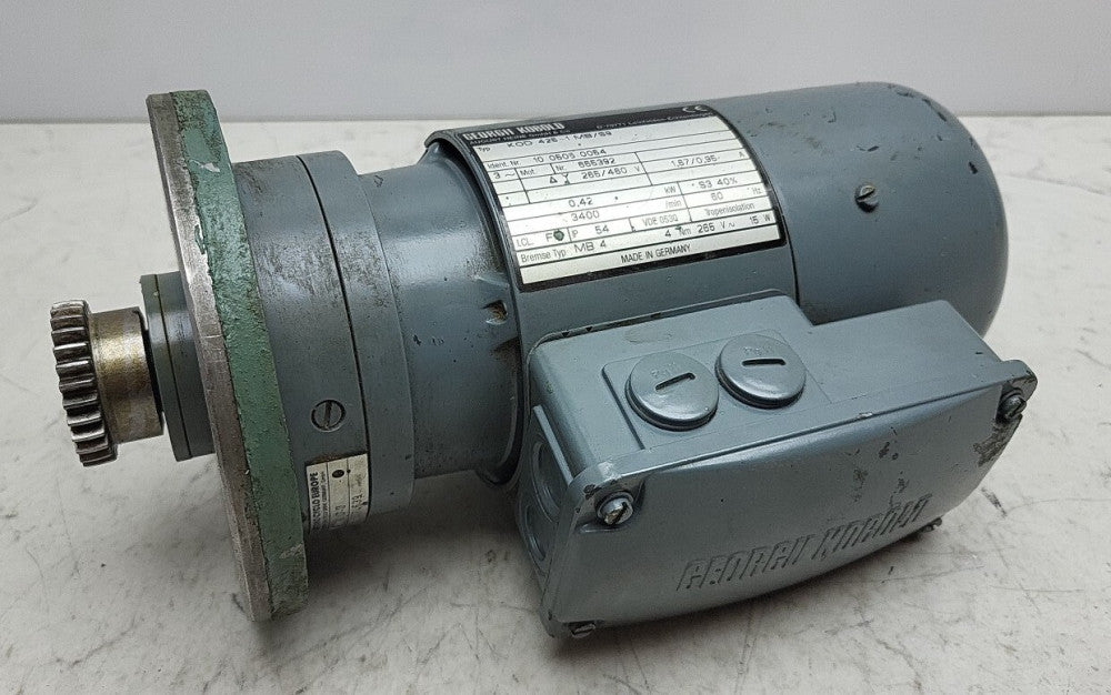 GeorgII Kobold KOD 425-1 MB/S9 Motor w/ Sumitomo Cyclo Drive XFMGS 07-17 *USED