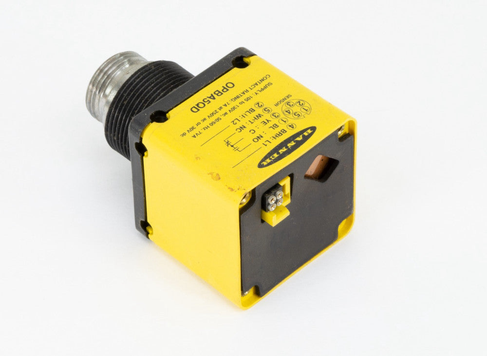 Banner OPBA5QD Mini Beam Photoelectric Sensor Power Block
