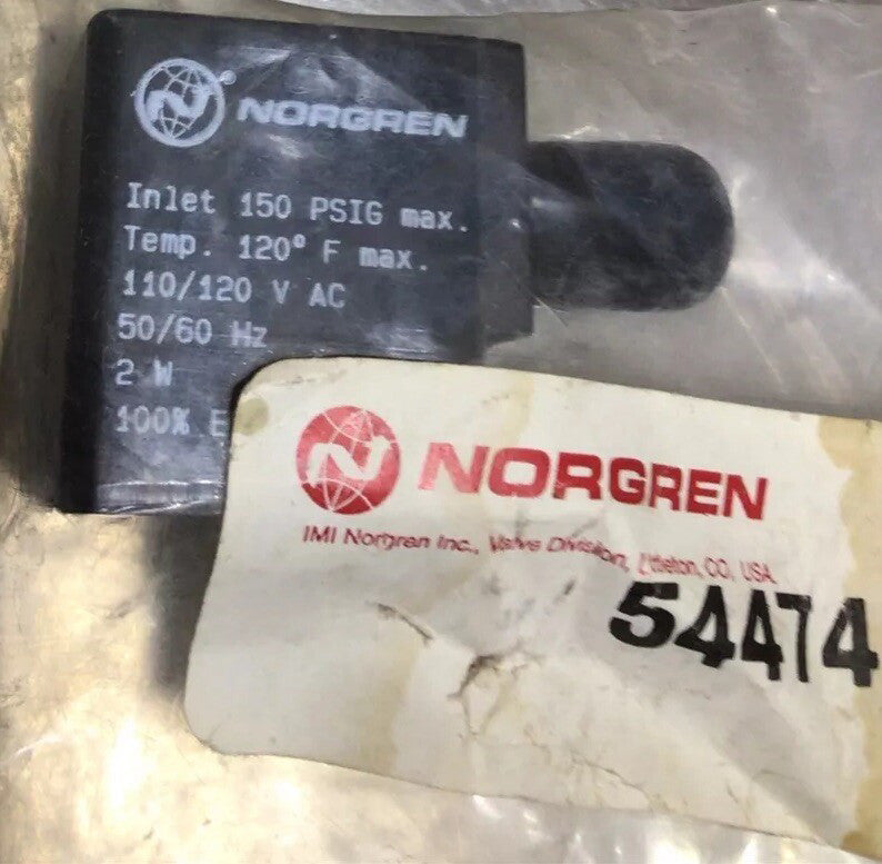 NORGREN 54474-01 solenoid coil Nos Surplus