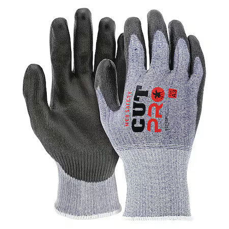 Mcr Safety 92715Puxxl Coated Gloves, Cut Level A3 ,Dipped ,Polyurethane ,Smooth