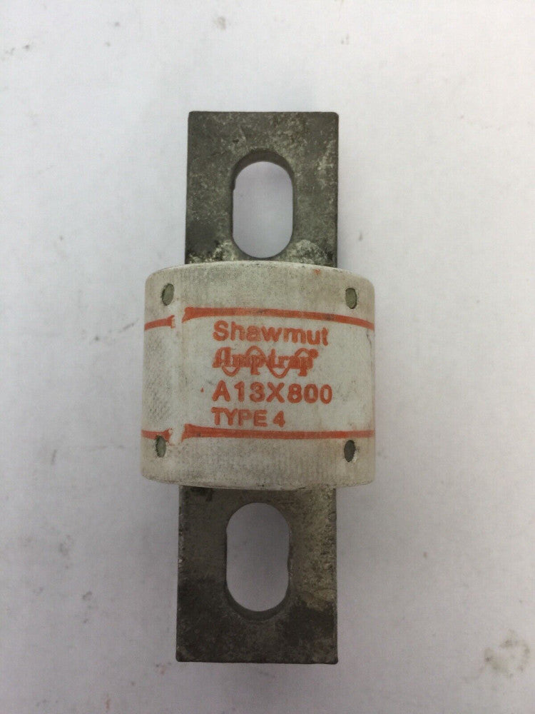 GOULD SHAWMUT AMPTRAP A13X800 FUSE 800AMP 130V TYPE 4