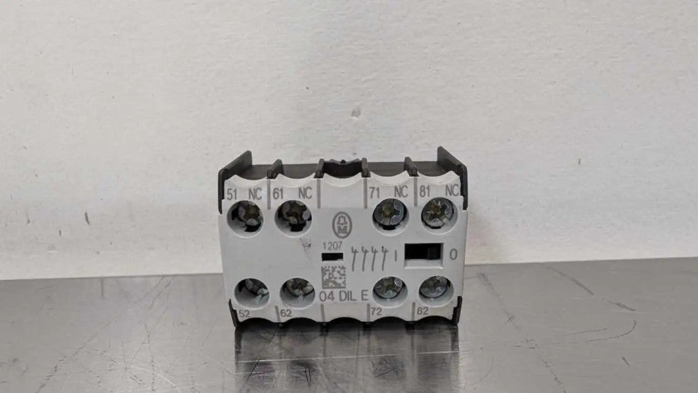 Moeller 04 DIL E Auxiliary Contact 4NC 600VAC 250VDC 10A/0.5A