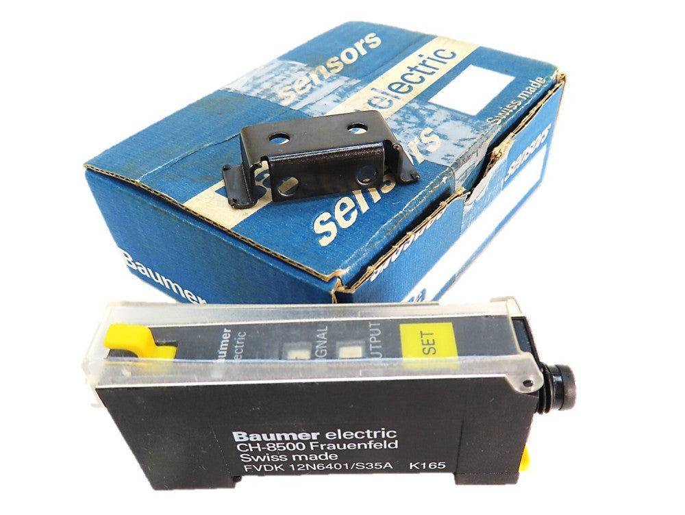 Baumer Electric FVDK 12N6401/S35A Photo Electric Sensor *USA Seller* NEW IN BOX