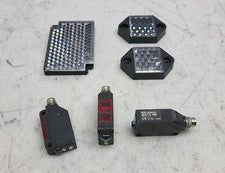 3 Pack Omron E3Z-R86 Photoelectric Sensor w/ E39-R1S Reflector Used See Pictures
