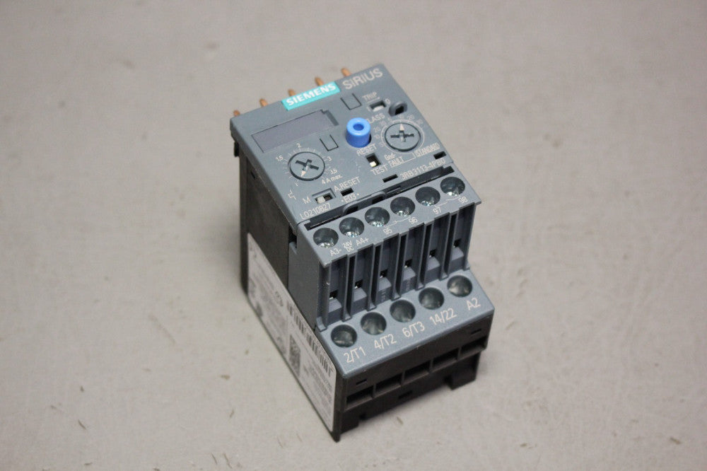 UNUSED SIEMENS SIRIUS 3RB3113-4PB0 OVERLOAD RELAY