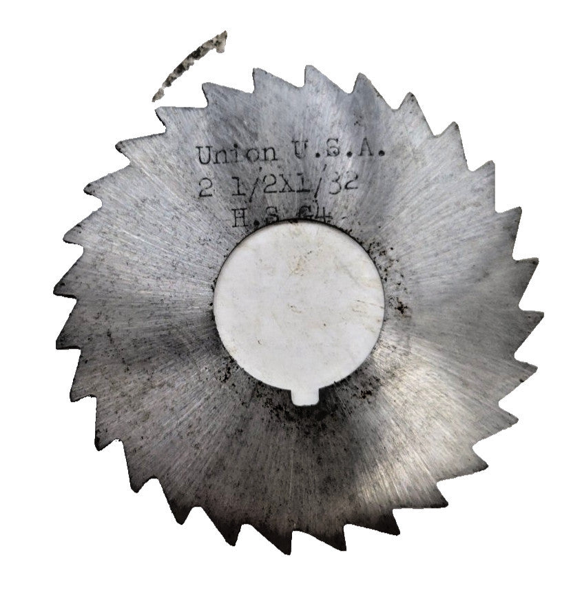 UNION US 2-1/2" X 1/32" X 7/8" SLITTING/SLOTTING HSG 28 TEETH