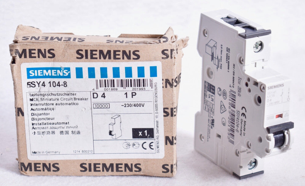 Siemens Circuit Breaker 5SY4 104-8