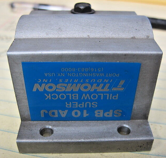 Thomson SPB10ADJ-Super Ball Bushed Bearing, Adjustable Pillow Block, 0.625" Bore