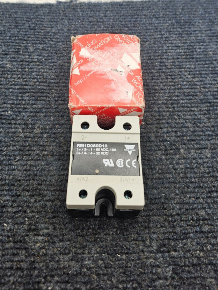 CARLO GAVAZZI RM1D060D10 Solid State Relay 4 to 32VDC In 60V 10A DC Out