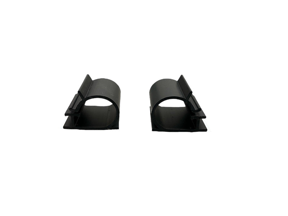 GL500RT Adhesive Back Clip, Locking, Black 25-pk