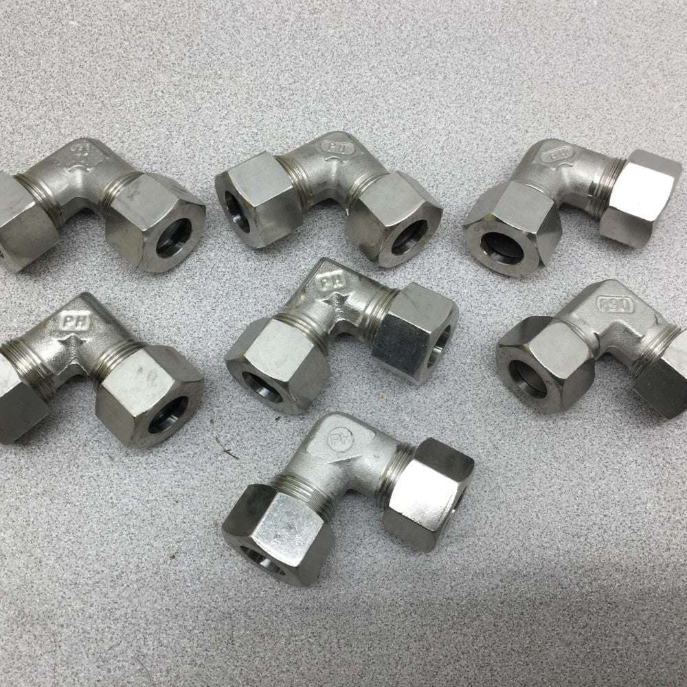 NEW NO BOX (LOT OF 7) PH M15 X M15 90 DG SS ELBOW 15L-4571