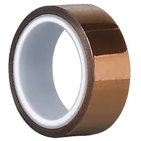 Tapecase 15C609 Film Tape,Polyimide,Amber,2 In. X 5 Yd.