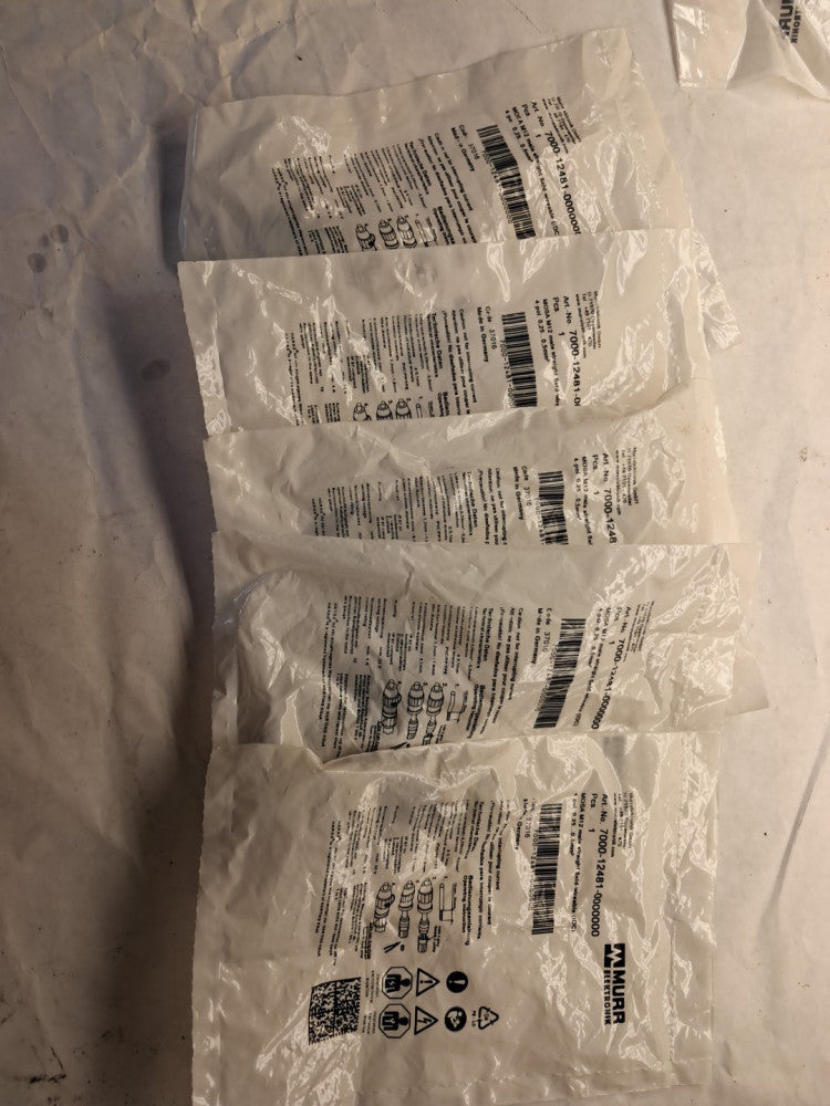 5 MURR ELEKTRONIK 7000-12481-0000000, MOSA M12 MALE STRAIGHT FIELD WIREABLE