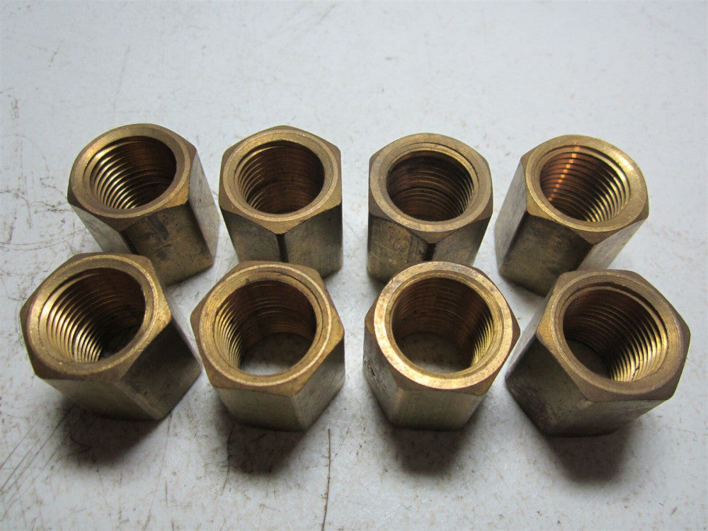 Coilhose Pneumatics (K0808) 1/2" FPT x 1/2" FPT Brass Hex Coupling - Pack of 8