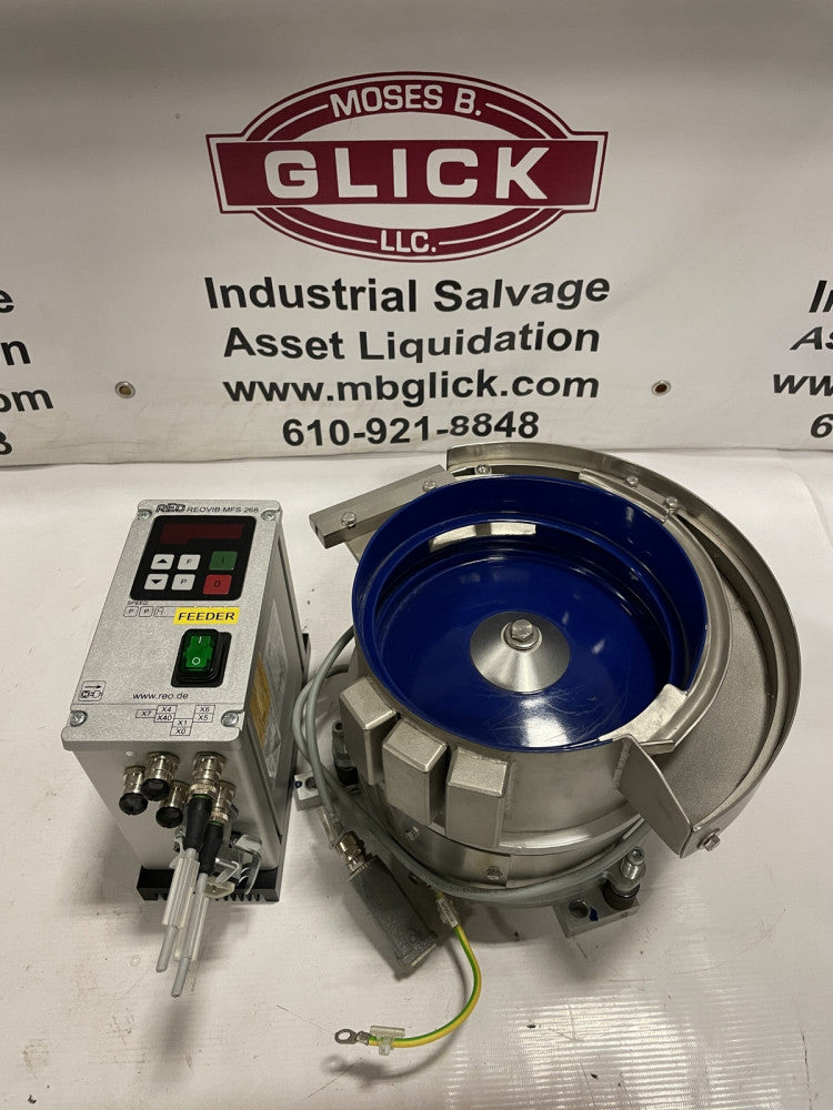 MTA SAR 200 GU Vibratory Feeder Bowl REOVIB MFS 268-6A-IP54 Frequency Converter