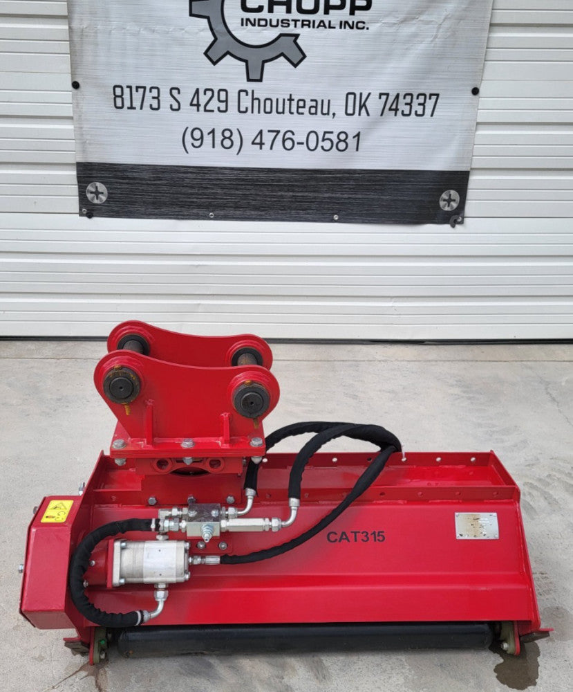 TOFT 1000 Mini Excavator Flail Mower Attachment