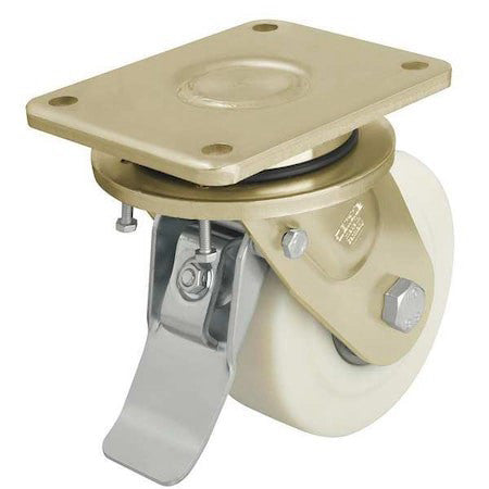 Zoro Select Ls-Gspo 125K-St Swivel Plate Caster,Nylon,5 In.,3850 Lb.