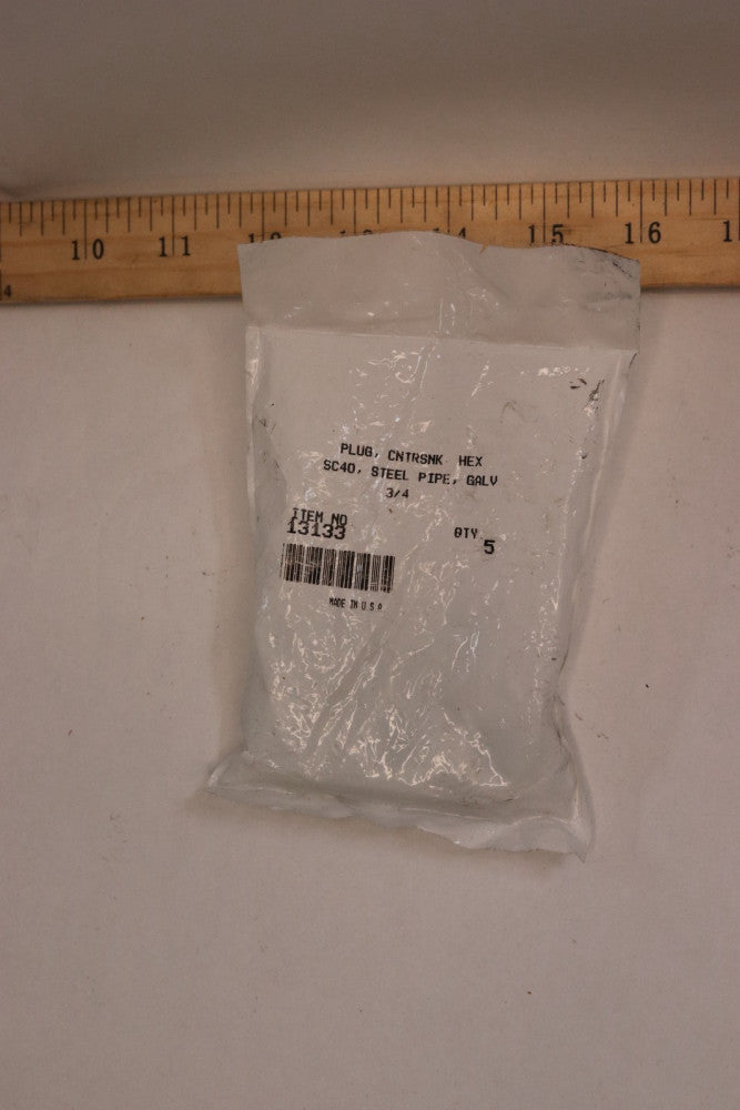 Countersunk Hex Plug Class 150 Galvanized Malleable Iron 3/4" 53576062