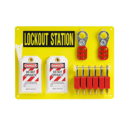 Brady 153679 Lockout Station,0.1875" D,11.5" H,15.5"W