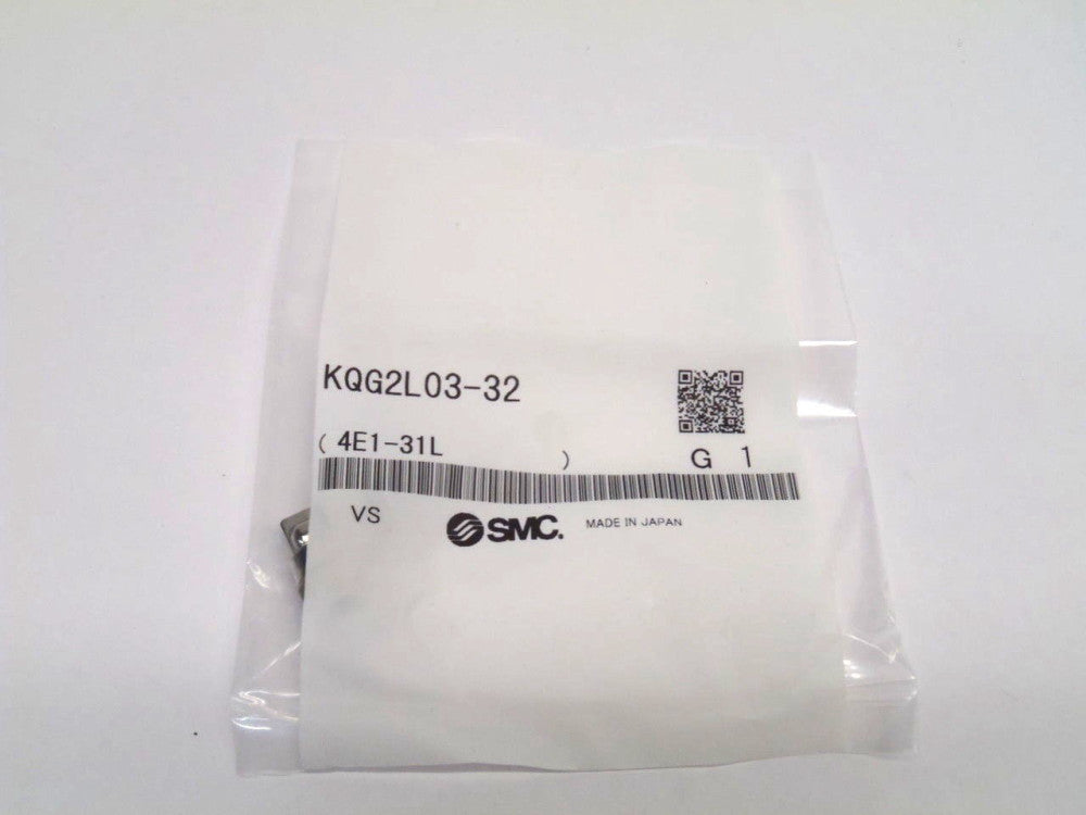 SMC KQG2L03-32 Male Elbow 10/32 Pipe Fitting, 5/32" In Tube 316 Stainless Steel
