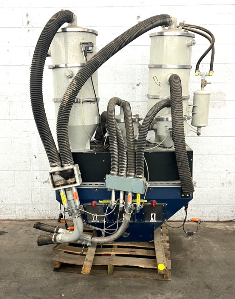 PLASTIC PELLET HOPPER LOADER SYSTEM 115 VOLTS MIN 60 PSIG 2 LG CHAMBER