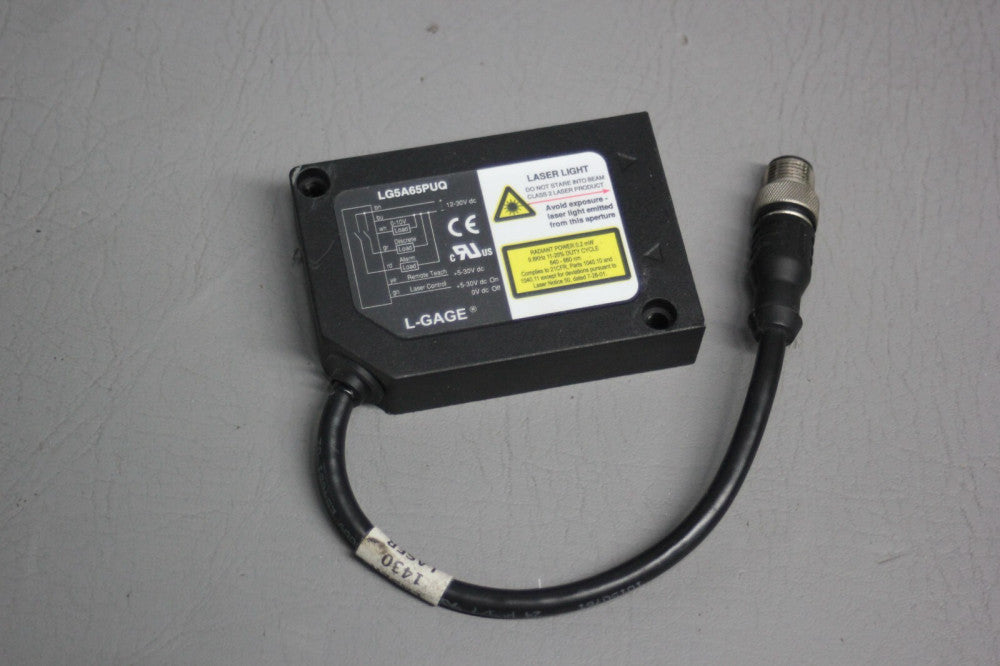 BANNER LASER DISPLACEMENT SENSOR LG5A65PUQ