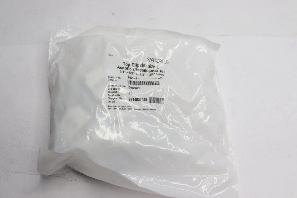 (20-Pk) Sartorius Clipster Size L