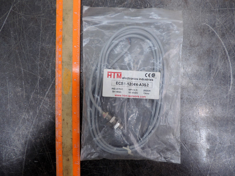 HTM ECS1-1204N-A3S2 Proximity Sensor Switch Inductive Sn 4mm 10-30 vdc