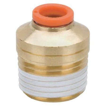Smc Kq2s09-34As Hex Socket Head Male Adapter, Push-To-Connect X Mnpt, 5/16 In