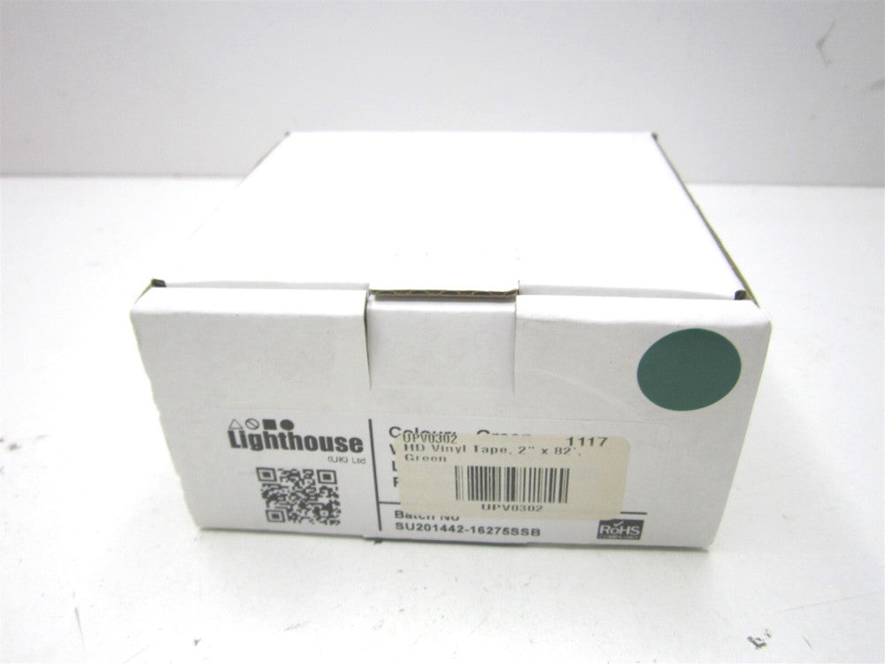 AccuformNMC (UPV0302) 2" x 82' Green Vinyl Tape for UDO LP400 Label Printer