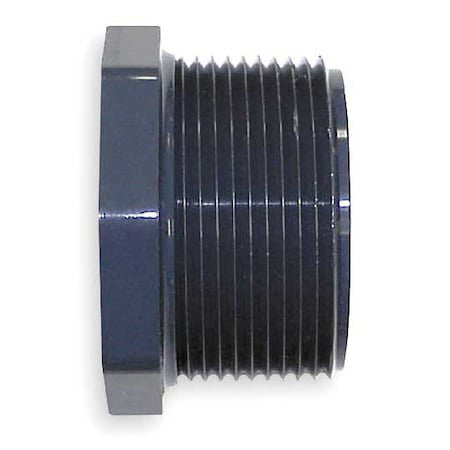 Zoro Select 839-131 Pvc Reducing Bushing, Mnpt X Fnpt, 1 In X 3/4 In Pipe Size