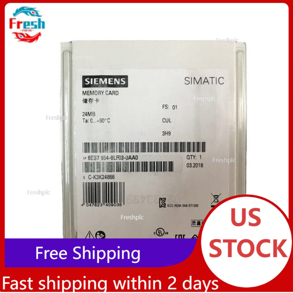 New Siemens 6ES7954-8LF03-0AA0 6ES7954-8LF03-0AA0 S7 MEMORY CARD FOR S7-1X00