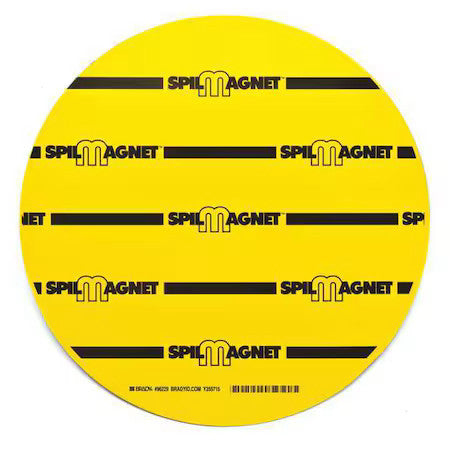 Brady 96229 Spill Magnet Drain Cover, 12" In Diameter