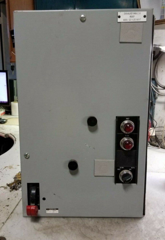 GE 8000 SERIES SIZE 1 REVERSING MCC BUCKET CR309SX#0**BHB 30 AMP BREAKER SWITCH