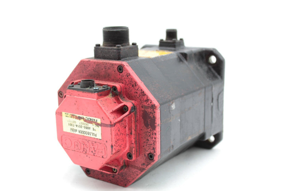 Fanuc A06B-0235-B605 Taper Shaft AC Servo Motor (Dirty)