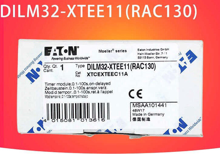One Brand New EATON MOELLER DILM32-XTEE11(RAC130)