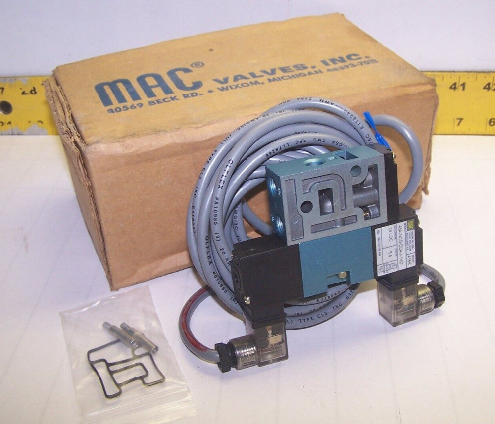 NEW MAC SOLENOID VALVE 24 VDC 5.4 WATT VAC TO 120 PSI 45A-NCD-DDAJ-1KD
