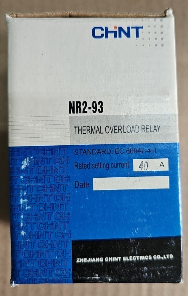New Chint NR2-93 Thermal Overload Protection Relay Brand 30-40A