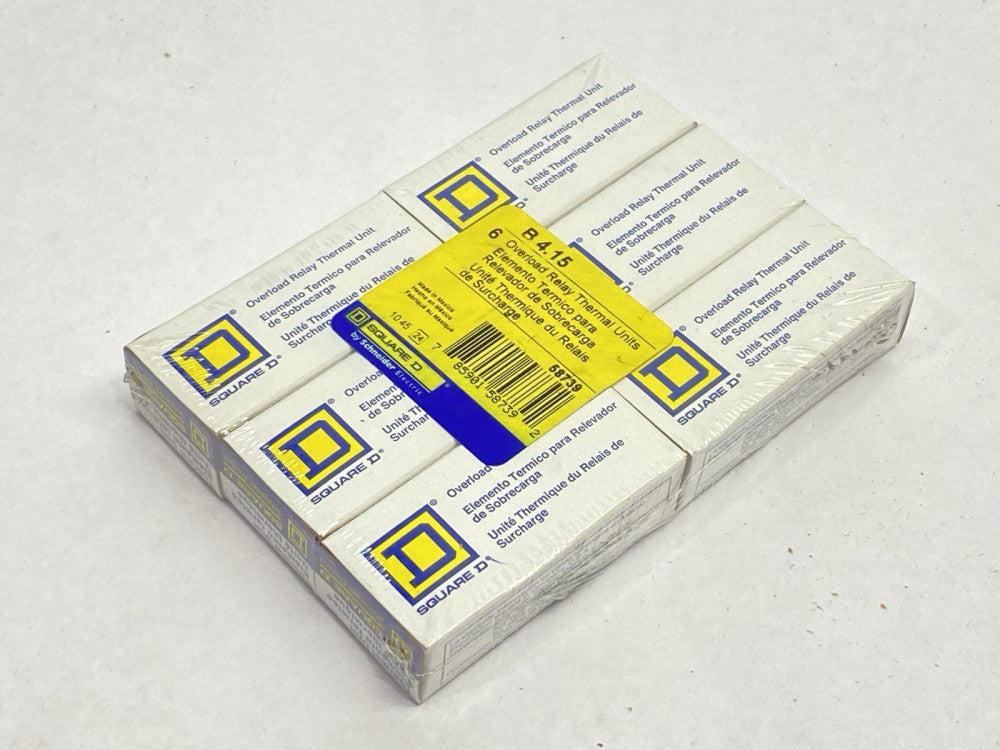 Square D B 4.15 Overload Relay Thermal Units LOT OF 6