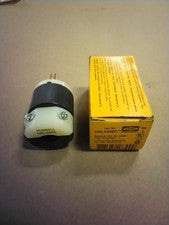 Hubbell Hbl5266c Straight Blade Plug, Nema 5-15P, 15 A, 125V Ac, 2 Poles, 3